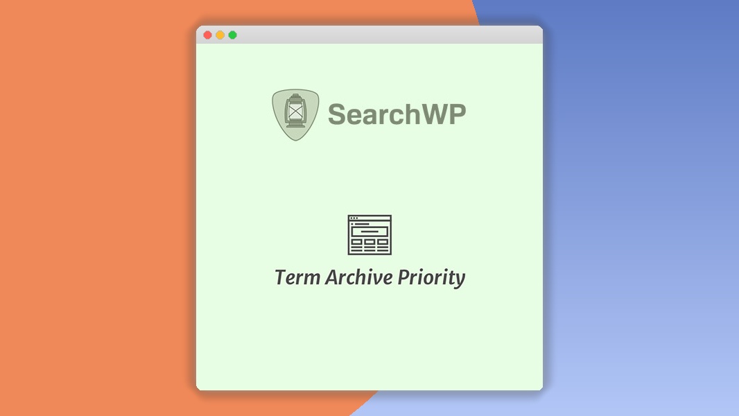 SearchWP Term Archive Priority