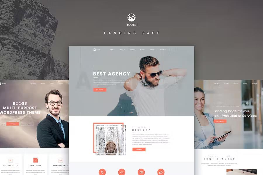 Booss - Creative Multipurpose Marketing HTML Template