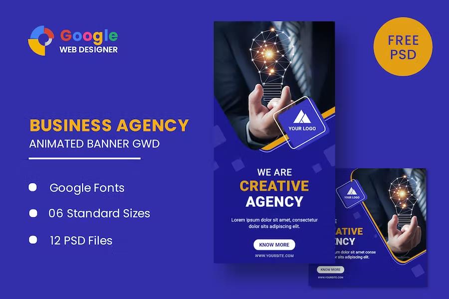 Business Agency Animated Banner Google Web Design