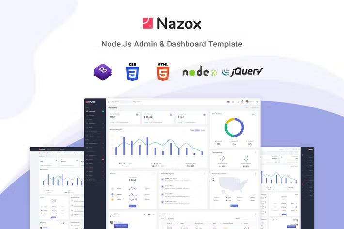 Nazox - React Admin & Dashboard Template
