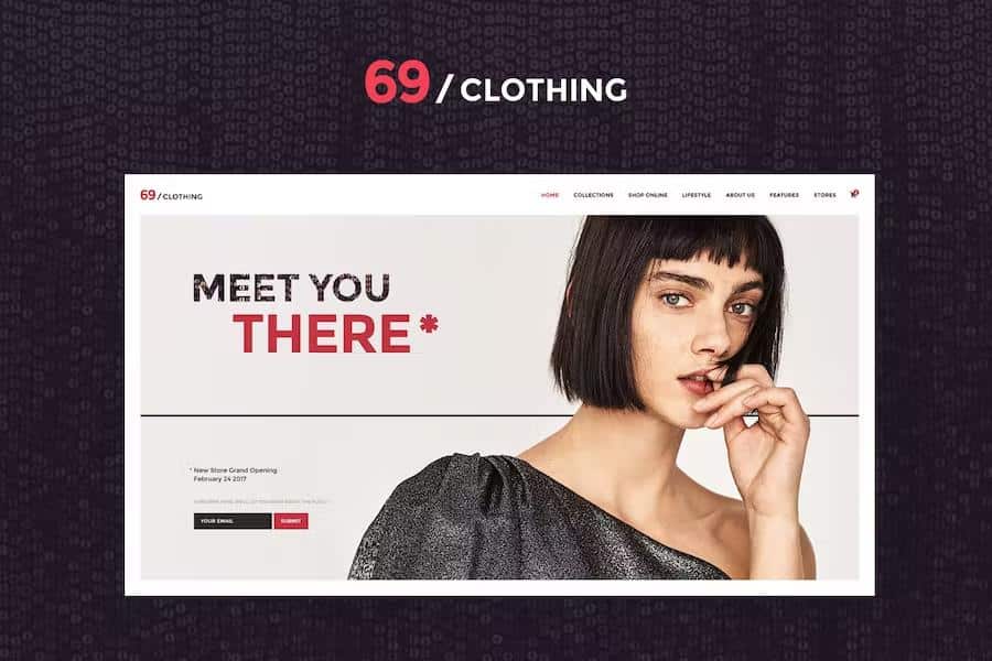 69 Clothing - Brand Store & Fashion Boutique WordPress Theme