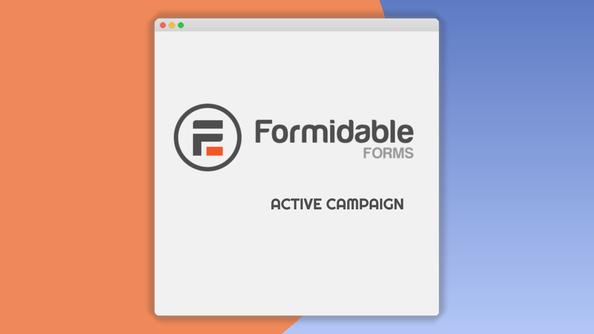 Formidable Forms – ActiveCampaign