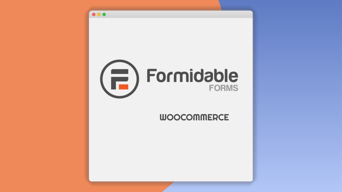 Formidable WooCommerce