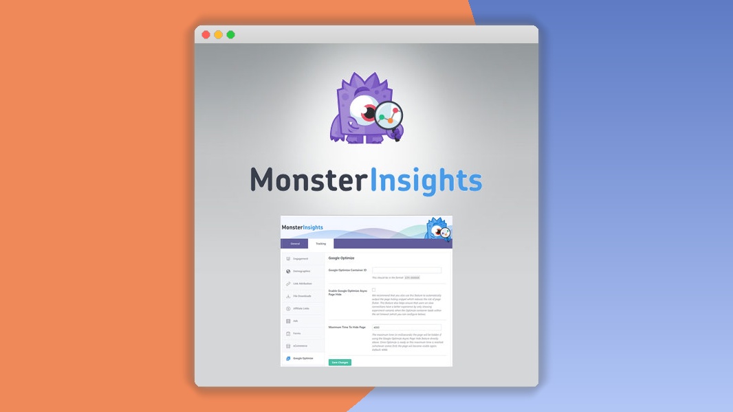 MonsterInsights – Google Optimize Addon
