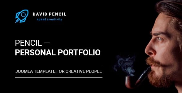 Pencil - Personal Portfolio and One Page Resume Joomla Template