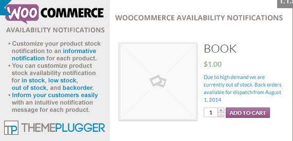 WooCommerce Availability Notifications