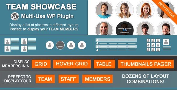Team Showcase - Wordpress Plugin