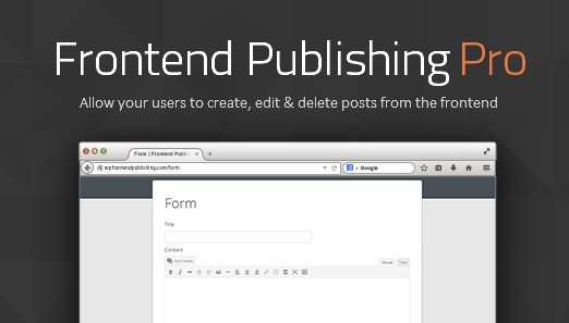 Frontend Publishing Pro