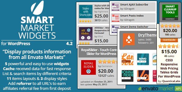 Smart Market Widgets Wordpress Plugin