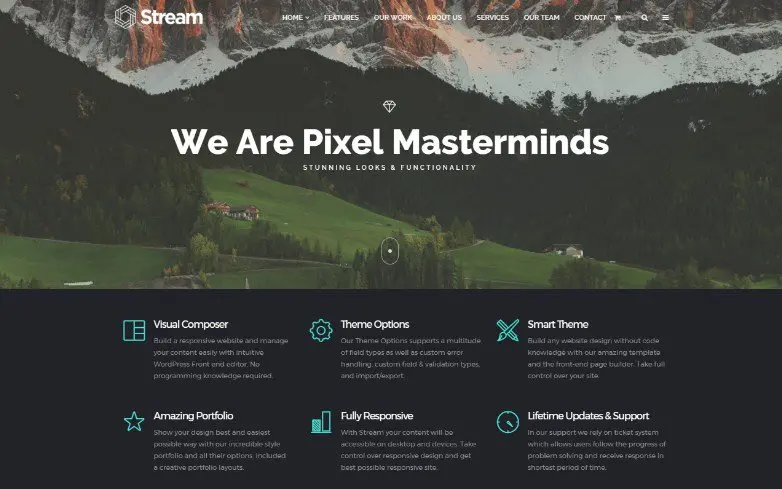 VisualModo Stream WordPress Theme