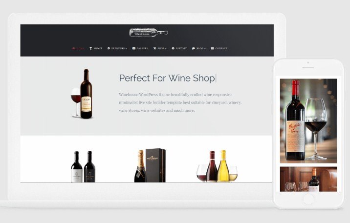 VisualModo Winehouse WordPress Theme