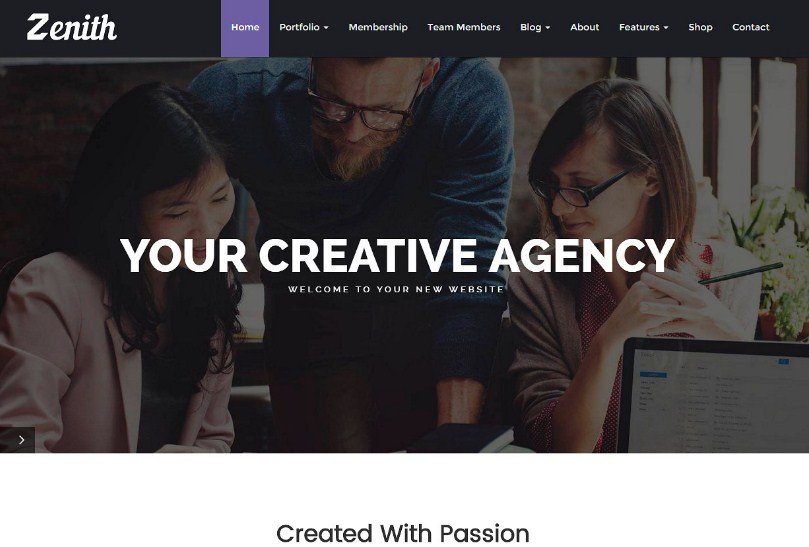 VisualModo Zenith WordPress Theme