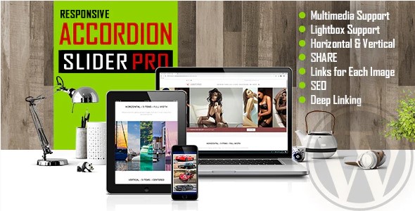 Accordion Slider PRO - Responsive Image And Video WordPress Plugin