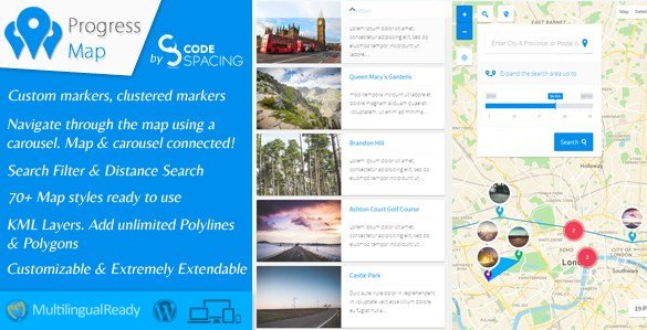 Progress Map Wordpress Plugin