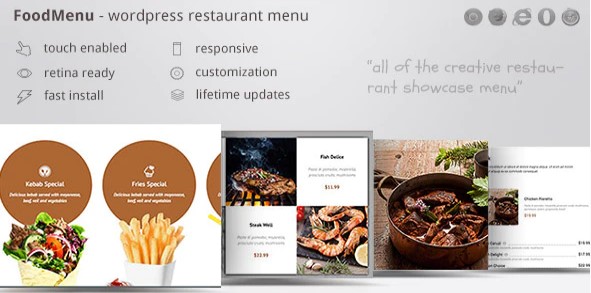 FoodMenu - WP Creative Restaurant Menu Showcase WooCommerce