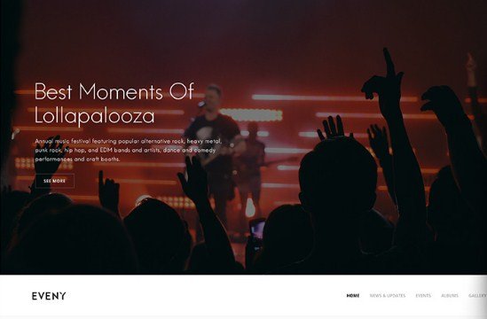 Themes Kingdom Eveny WordPress Theme