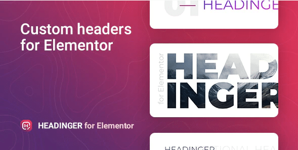 Headinger - Customizable headings for Elementor