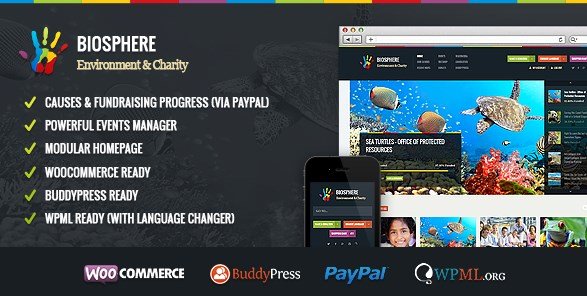 Biosphere - Environmental & Charity WP Theme