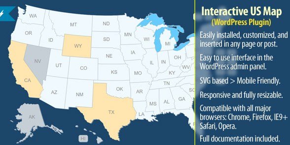 Interactive US Map - WordPress Plugin