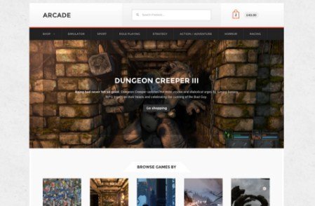 WooThemes Arcade Storefront WooCommerce Theme