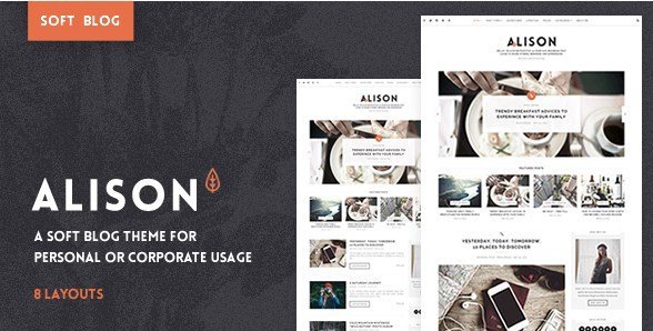 Anne Alison - Soft Personal Blog Theme