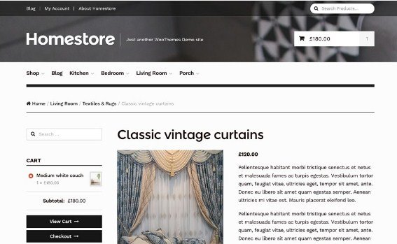 WooThemes Homestore Storefront WooCommerce Theme