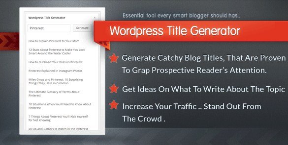 WordPress Title Generator