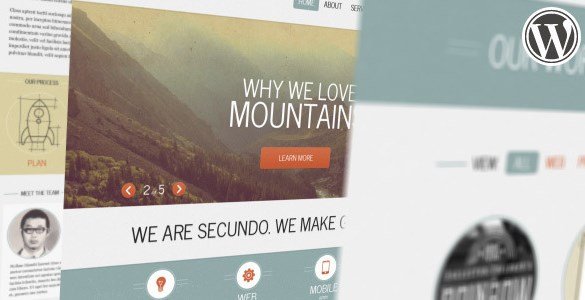 Secundo Responsive Portfolio WP Theme