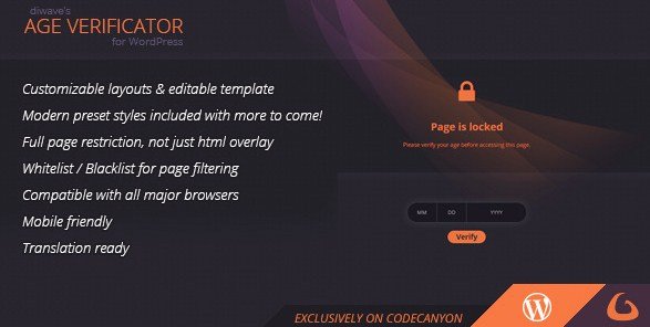 Age Verificator for WordPress