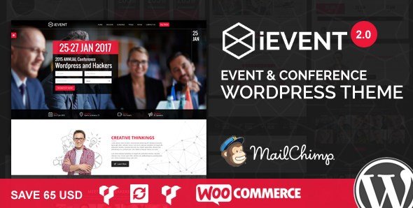iEvent - Event & Conference WordPress Theme