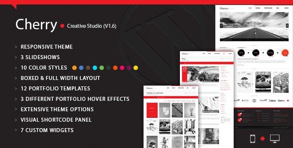 Cherry Portfolio WordPress Theme