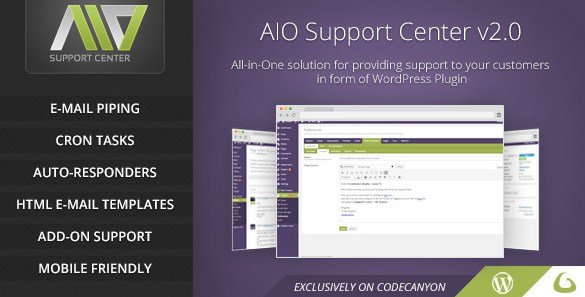 AIO Support Center - WordPress Ticketing System