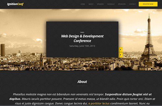 CSS Igniter IgnitionConf WordPress Theme