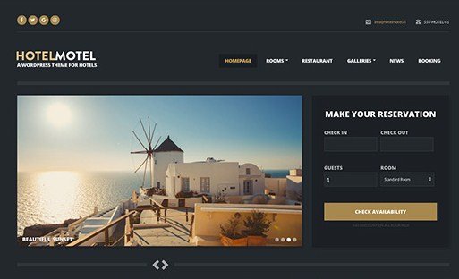 CSS Igniter HotelMotel WordPress Theme