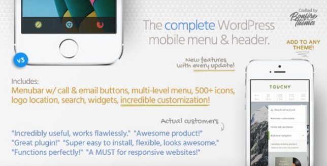 Touchy - WordPress Mobile Menu Plugin