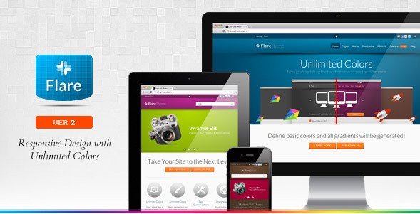 Flare - Responsive Business & Portfolio WP Theme
