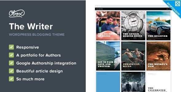 The Writer - Premium WordPress Blogging Theme