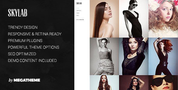 Skylab - Portfolio Photography WordPress Theme