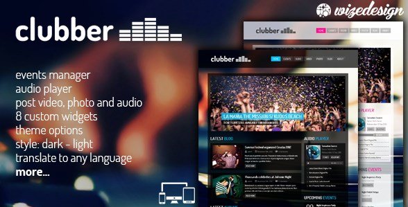 Clubber - Events & Music WordPress Theme