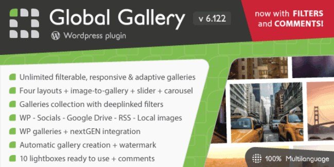 Global Gallery - Wordpress Responsive Gallery