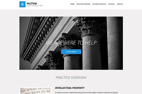CSS Igniter Factum WordPress Theme