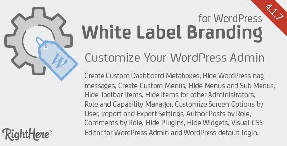 White Label Branding for WordPress
