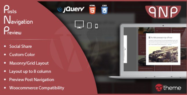 Post Navigation Preview Wordpress Plugin