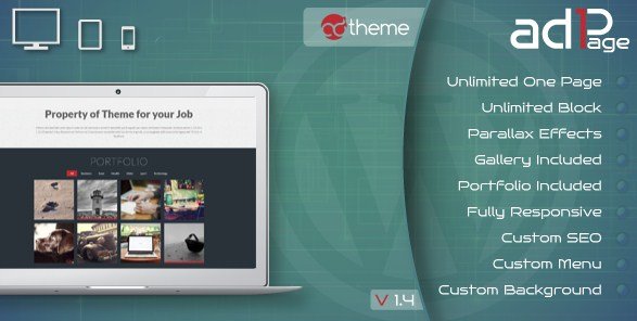 Parallax One Page Builder Wordpress Plugin