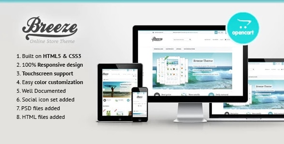 Breeze - Responsive OpenCart Theme