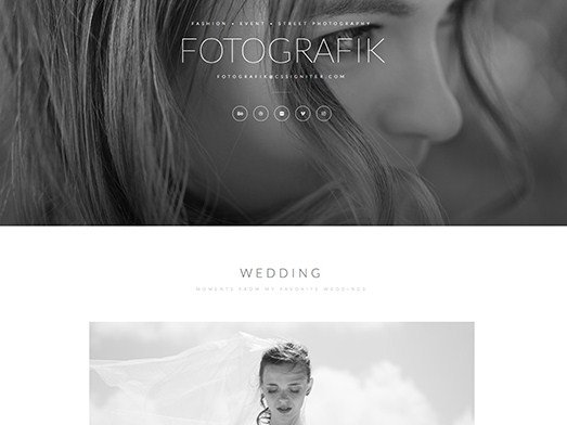 Elementorism Fotografik Landing Page