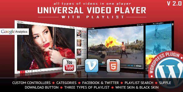 Universal Video Player - WordPress Plugin