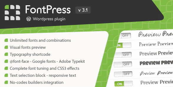 FontPress - Wordpress Font Manager