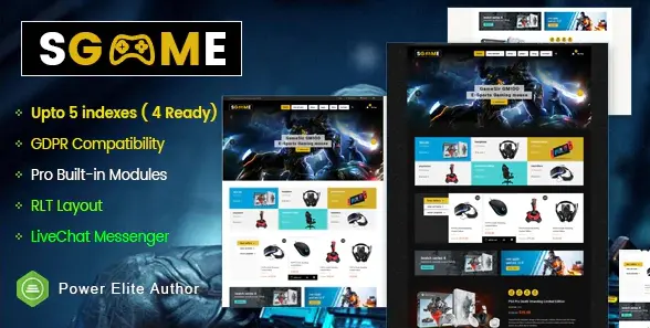 SGame - Responsive Accessories Store Opencart Theme