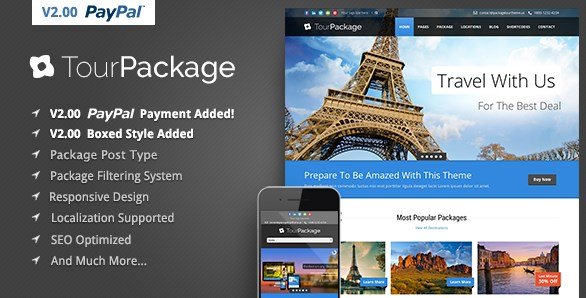 Tour Package - Wordpress Travel Tour Theme